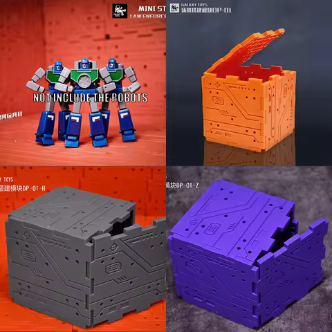 GALAXY TOYS DP-01 Orange Scene Building Board Background Plate 8.5cm/pcs For TF TOYS