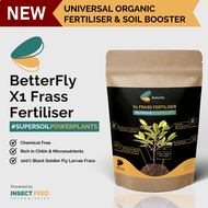 Trial Pack (30g) BetterFly X1 Frass FertlIiser - Organic Insect-Derived Bio-Fertiliser for Healthy Plant Growth