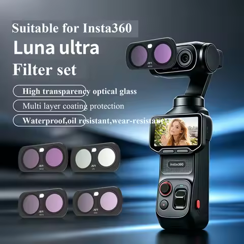 Magnetic Lens Filter For Insta360 Luna Ultra UV CPL ND 1/4 Black Mist Night Filter Vlog Filter Kit I