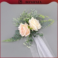 [SONONIA] Chair Back Flowers Arch Flowers Aisle Chair Back Floral for Wedding Landscaping