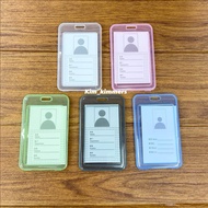 Clear ID Case Id protector schoold id case transparent plain color id cover
