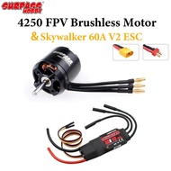 SURPASS HOBBY 4250 720KV 800KV Outrunner Brushless Motor With Skywalker 60A V2 T/XT60 Plug For Fixed