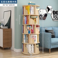 [Ready Stock M'sia] RAK BUKU BERPUSING 360° ROTATING BOOKSHELF