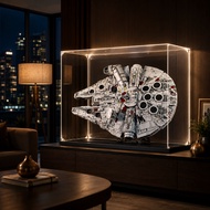 Clear Acrylic Display Case for Lego 75192 Millennium Falcon™ Toy Models Dustproof Collector Showcase