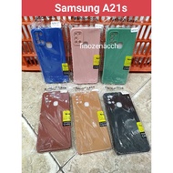 SoftCase Samsung A21S Silicone Casing Macaron Pro