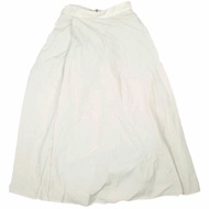 ATON (Aton) 22AW 日本製造 手工染色尼龍裙 尼龍喇叭長裙 SKAGNW0701 01 淺灰色 (003) 下裝 [二手] [ATON]