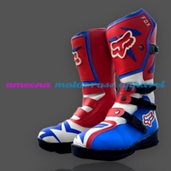 MX Boots SV - Trail Boots - Motocross Boots - Enduro Boots - Red White Blue