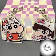 ‍ ️Ganten ‍ ️Crayon Shin-chan Xiaoai keychain suitable acrylic keychain pendant bestie doublebag