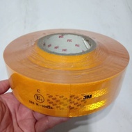 Reflector Sticker Hologram Reflector Sticker for Car KIR Test Box Brand Yellow3m Size 1 M 1 Meter 1M