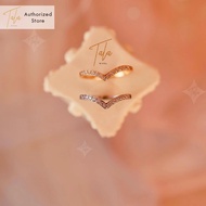 TALA by Kyla Soljiwan Inspired Promise Ring Stainless Steel Hypoallergenic with Giftbox Packaging