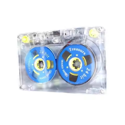 45-minute Small-opening Blank Tape Blank Tape Tape Transparent Cassette Case Plastic Reel Cassette S