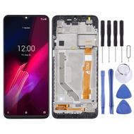 ประกอบครบชุดพร้อมกรอบจอภาพ LCD และดิจิไทเซอร์สำหรับ5062Z T-Mobile Revvl 4 + 5062 506W