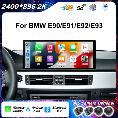 UIS7870/7865/9863A 8Core 12.3 Inch For BMW 3 Series E90 E91 E92 E93 Wireless Carplay Android Auto Ra