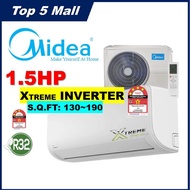 100% genuine Midea 1.5HP R32 Xtreme SAVE Inverter Air Conditioner MSXS-13CRDN8 Penghawa Dingin Midea