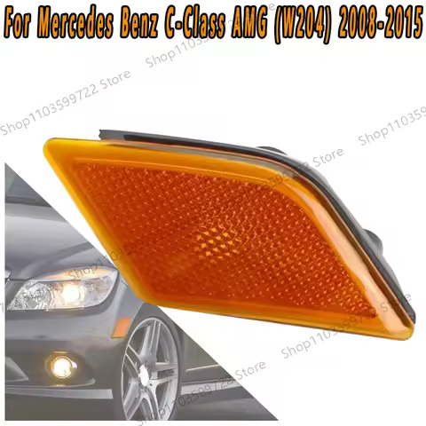 Car Corner Light Accessories For Mercedes Benz C-Class C230 C250 C63 AMG (W204) 2008-2015 Steering F