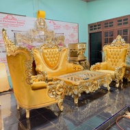 Kursi Bellagio Mewah Jati Ukiran Jepara Terbaik Sofa Mewah Sultan Ruang Tamu Kursi Raja Sopa 1 Set