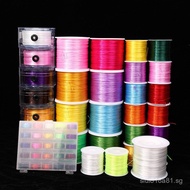 Flat Elastic Cord diy Handmade Beaded String Bracelet Buddha Beads Elastic String Bracelet Elastic C