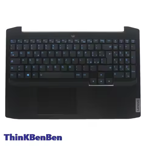 IT Italian Onyx Black Keyboard Upper Case Palmrest Shell Cover For Lenovo Ideapad Gaming 3 15 15IMH0