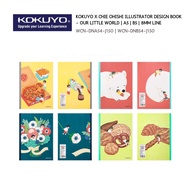 KOKUYO X CHIE OHISHI ILLUSTRATOR DESIGN BOOK A5 | B5 - OUR LITTLE WORLD | RANDOM 1 PC | WCN-DNA54-J1