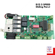 D12 DC 3 DC3 speed SLIDER Dc max 3 SlD dc777 Auto Gate DC 3 Speed Sliding Control Panel / Board PCB