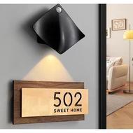 ooden high-end hollow door sign Hdb Unit Number Door Number Signage House Unit Number  Door Number S