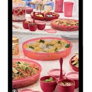 Bekas Makanan Snowflake Round Tupperware Brands 3.8L