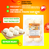 [2h] Bánh bao sữa thịt heo trứng cút 480g - bánh bao ăn sáng tiện lợi