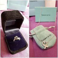 #Big Sale 情人節禮物💖Tiffany & Co. Authentic 超值套裝~頸鏈+介指 Paloma Picasso silver 925 Loving heart SET購物$500包
