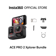 Insta360 Ace Pro 2 Dual Battery Xplorer Bundle - 8K Waterproof Action Camera Co-Engineered with Leic