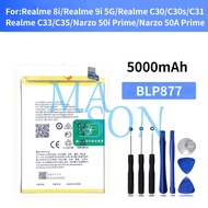 Realme 9i 5G Realme 8i C33 C35 C31 C30 C30S Narzo 50i 50A Prime battery Blp877