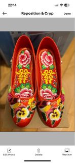 香港手工製中式褂鞋37碼