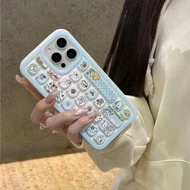 Puppy Stereo Keyboard Apple 13pro Suitable for Apple 16promax/15promax Phone Case Apple 14plus Line 