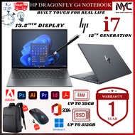 Intel Core i7/13th Gen/HP Dragonfly 13.5” G4/32GB RAM/1TB SSD/Touchscreen Ultrabook/Premium Laptop