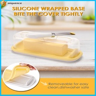 SQE IN stock! Butter Dish With Lid Butter Keeper Farmhouse Plastic Butter Container With Butter Knife Rectangular Cheese