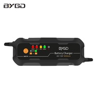 Pengecas Bateri Litium 6v/12v Bateri Asid Plumbum Motosikal 5000mA Pengecas Bateri Kereta Pintar Sta