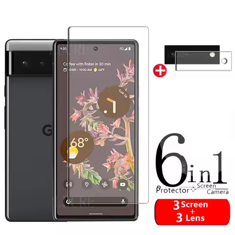 For Google Pixel 6 Glass For Google Pixel 6 Screen Protector Film Transparent Tempered Glass Google 
