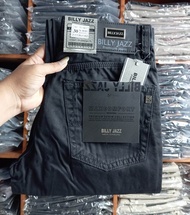 Celana Kanvas Pria BILLY JAZZ CASUAL Basic Standar Size 28 - 44 JUMBO / Celana Panjang Kanvas Brand