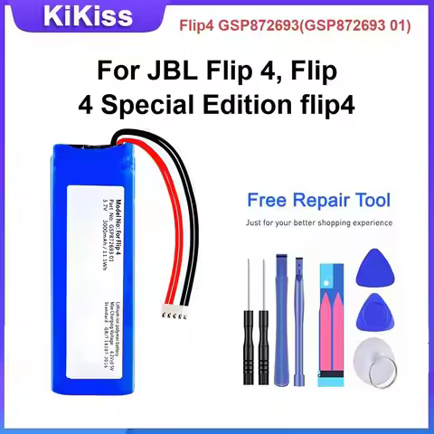 Li-ion Polymer Batteries Flip4 GSP872693(GSP872693 01) For JBL Flip 4, Flip 4 Special Edition flip4