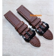 Croco Alexandre Christie Expedition Ac Exp 22mm Brown Leather Watch Strap