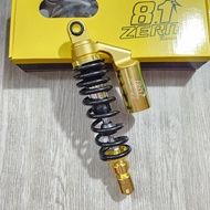 ZERN8.1 โช๊คหลัง กล่องสีเหลือง สปริงดำกระปุกทอง MIO / FINO / CLICK110i / CLICK125i นิ่มสุดๆ งานCNC