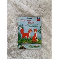 Second-Hand Disney Book Disneys Tod and Vixey From the Fox and the Hound.