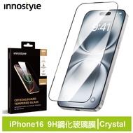 innostyle Crystal Series 9H iPhone 16/15 Hd Tempered Glass Protector