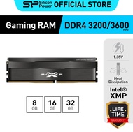 Silicon Power RAM DDR4 PC Gaming รุ่น XPOWER Zenith 8GB/16GB/32GB, 3200MHz/36000MHz - รับประกันตลอดอายุการใช้งาน