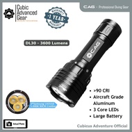 CAG UNDRWTR Spot Light Scuba Diving - Senter Selam Waterproof Penerang Night Dive - Nusa Mart09