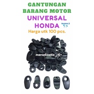 GANTUNGAN 100 PCS HONDA MOTORCYCLE GOODS HANGERS UNIVERSAL MOTORCYCLE HOOKS HONDA MOTORCYCLE HANGERS