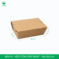 MFH1A - 18x12x5 cm - 50 hộp đựng thực phẩm - Hộp đựng đồ ăn