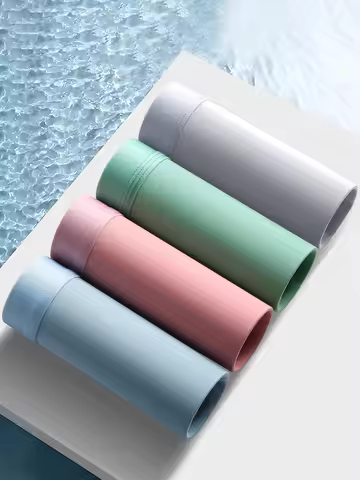 4Pcs Men's Underwear Ice Silk Breathable Soft Men's Pants Fashion Personality Sports Fitness Casual 