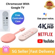 Google Chromecast with Google TV - Streaming Entertainment in 4K or HD 1080P HDR (Nest mini Bundle Options)