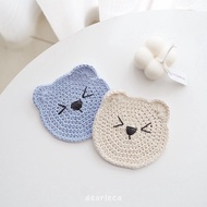Bear Coaster Coaster Set Diatomite Coaster Cute Coaster