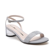 STACCATO Clear Sense 2 Embellished Ankle Strap Heels